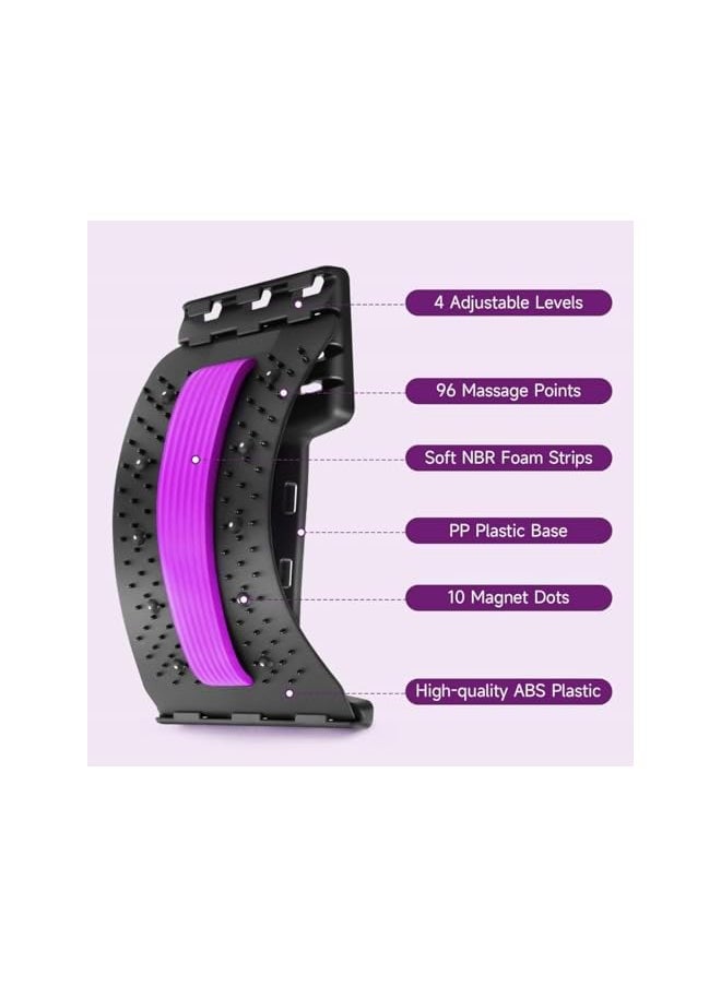 PROMASS - promass Back Stretcher For Lower Back Pain Relief Chiropractor Back Cracker That Works As A Lower Back Stretcher Back Cracking Device To Help With Low Back Pain Relief Chiro Back Board Back Popper - Image 1