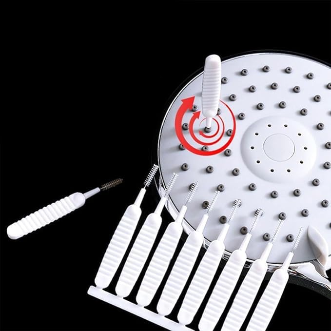 ATOOZED ATOOZED Shower Head Cleaning Brush for Small Hole,Multifunctional Shower Head Cleaner Tool Anti Showerhead Cleaning Brushes Cell Phone Headphone Socket Shower Head Cleaning Brush Set of 10PCS - Image 5