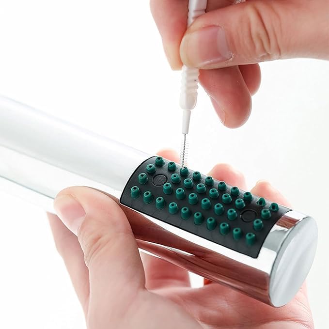 ATOOZED ATOOZED Shower Head Cleaning Brush for Small Hole,Multifunctional Shower Head Cleaner Tool Anti Showerhead Cleaning Brushes Cell Phone Headphone Socket Shower Head Cleaning Brush Set of 10PCS - Image 4