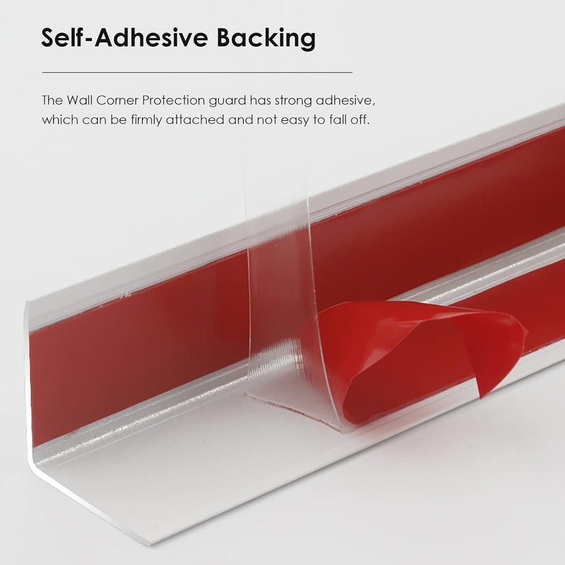 Aluminum Corner Protectors for Walls, Cuttable & Customizable Wall Corner Guards/Corner Shield, Home & Office Wall Protection and Decoration,Color 5-Length 130cm/51.2 in - Image 4