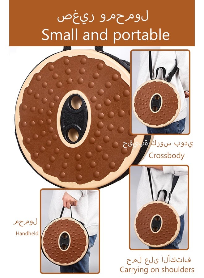 YIM-VIBEHAUS Portable Folding Stool, Adjustable Outdoor Stool with Thickened Cushion, Load Capacity 250kg Collapsible Stool Suitable for Camping, Fishing, Hiking, Barbecue, and Outdoor/Indoor Kitchens - Image 3