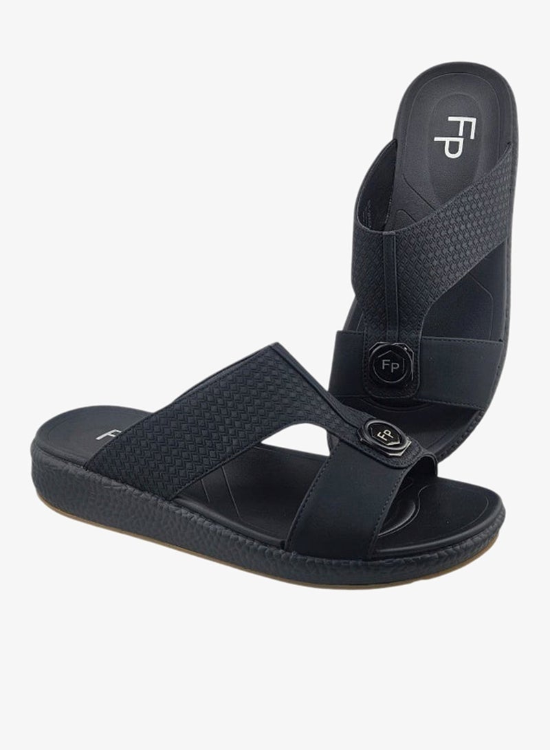 Footprint Cushion Ease Arabic Sandals for Men – Comfortable Cushioned Slip-On Slippers for Daily Wear - Image 3