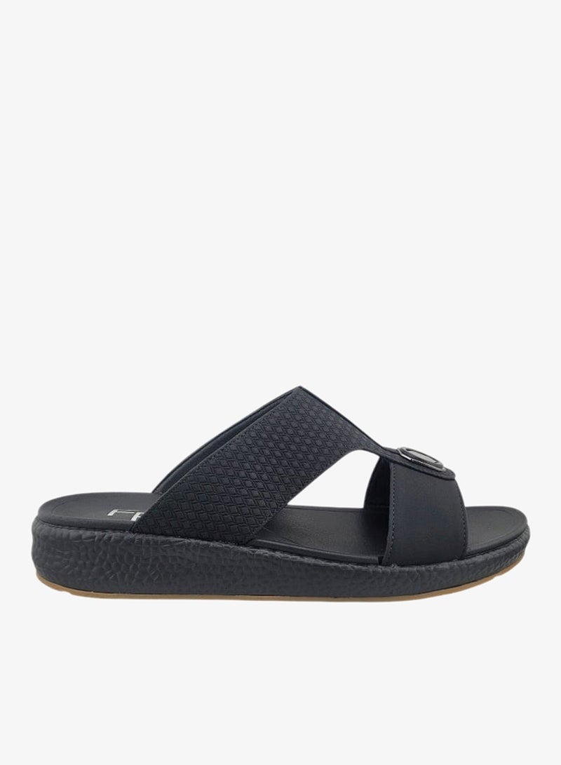 Footprint Cushion Ease Arabic Sandals for Men – Comfortable Cushioned Slip-On Slippers for Daily Wear - Image 1