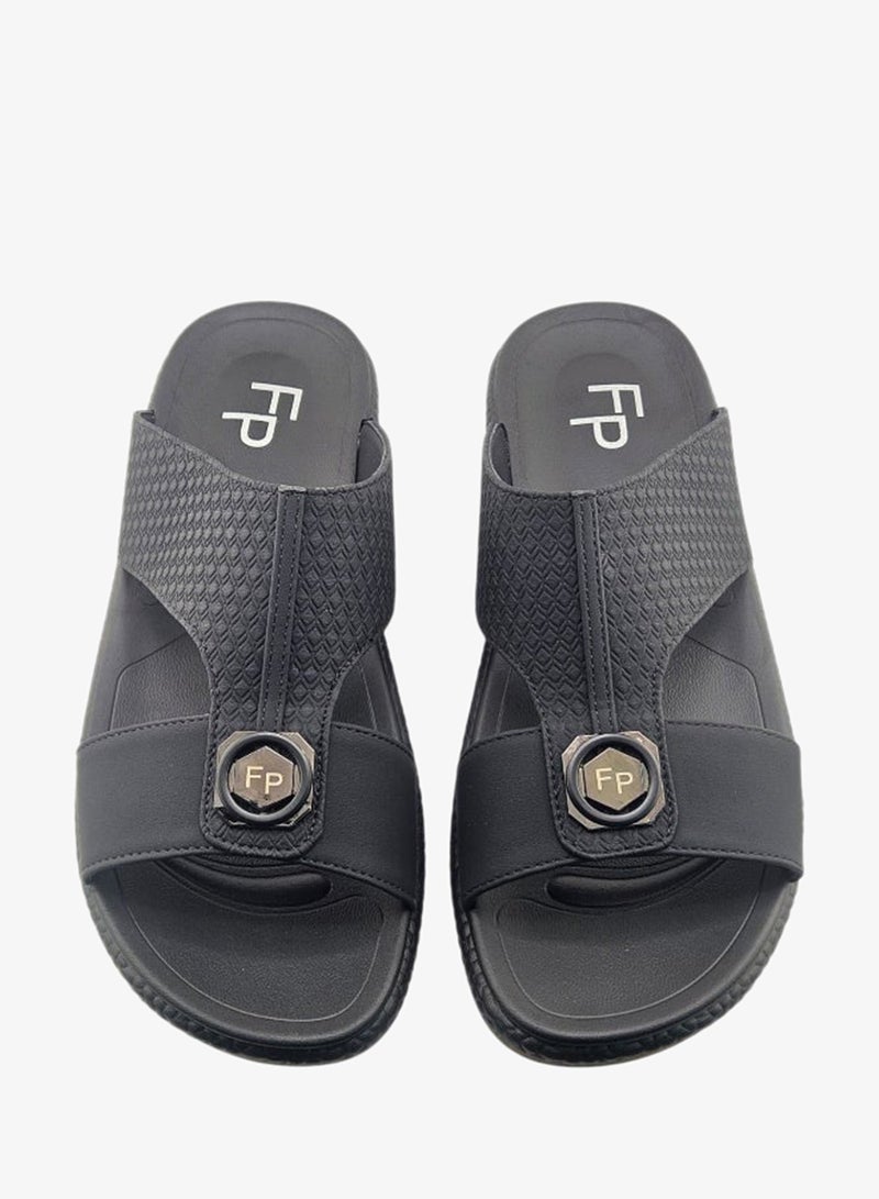 Footprint Cushion Ease Arabic Sandals for Men – Comfortable Cushioned Slip-On Slippers for Daily Wear - Image 5