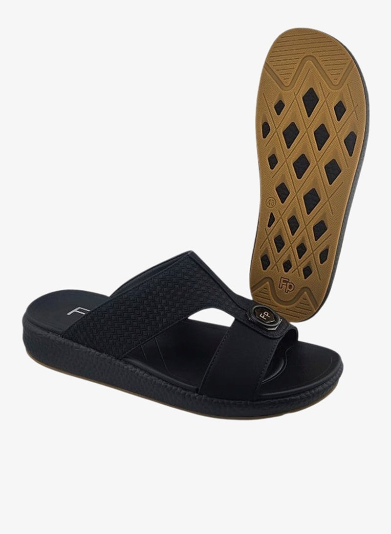 Footprint Cushion Ease Arabic Sandals for Men – Comfortable Cushioned Slip-On Slippers for Daily Wear - Image 2