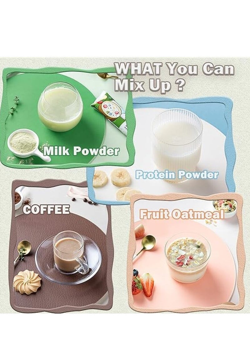 Generic - 500ml Electric Shaker Protein Shaker Bottles 22oz - Portable 2-mins Mixer Cup for Smooth Shakes & Supplements, Self Stirring Mug for Coffee, milk powder, oatmeal, milkshake (Pink) - Image 1