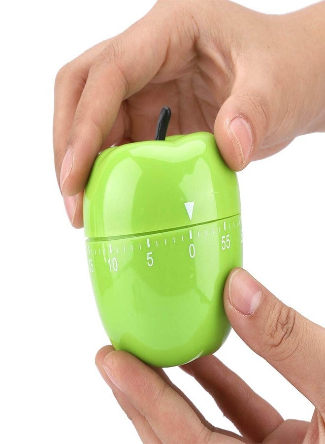 Ymiko Kitchen Mechanical Timer, Manual Apple Shape Counters for Home Cooking Timing Tool - Image 5