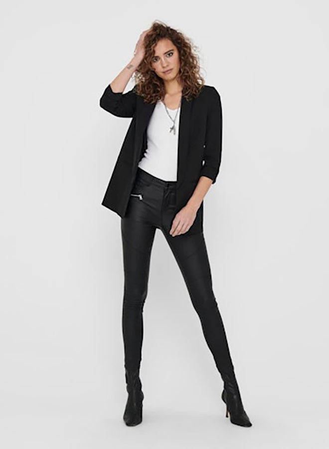 ONLY ONLY Womens Elly 3/4 Life Blazer  - Image 1