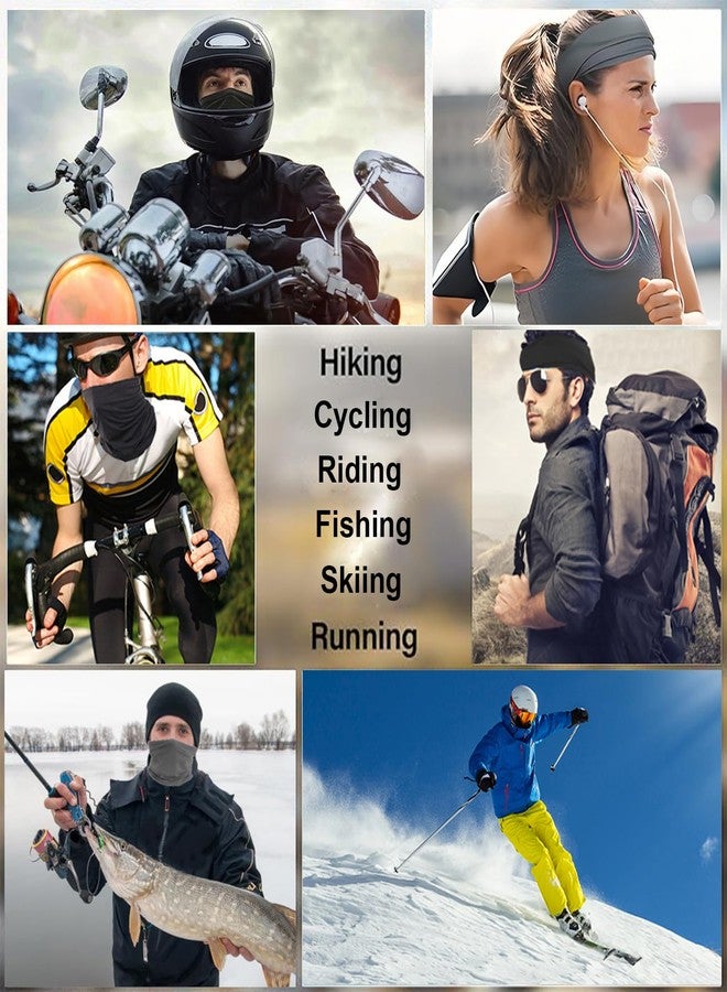 DANLCUPL 6 Pack Neck Gaiter Balaclava Bandana Gator Face Mask for Men Women UV Protection Breathable Headwear for Sports (6 Pack Skull Skeleton) - Image 4
