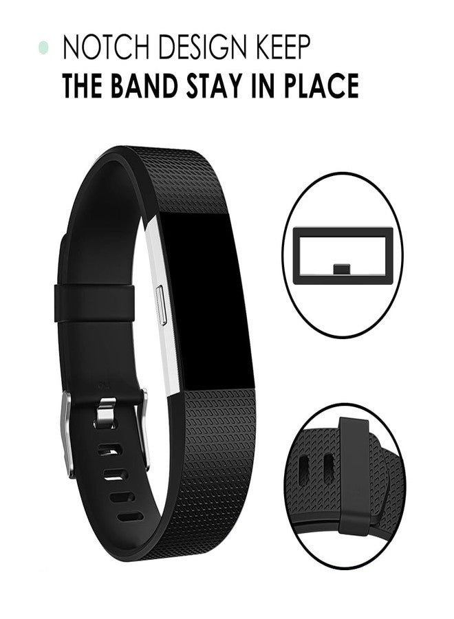 ENJOYPRO Replacement Bands for Fitbit Charge 2, Special Edition Replacement Wristbands for Fitbit Charge 2 (Small, Black) - Image 4