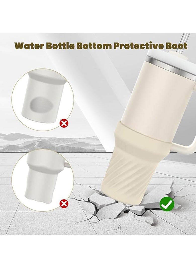 Silicone Cup Boot for Stanley 40oz Tumbler with Handle Cup,Water Cup Silicone Protective Bottom Cover Case, Reduces Noise Scratches Protective Cup Accessories  - Image 5