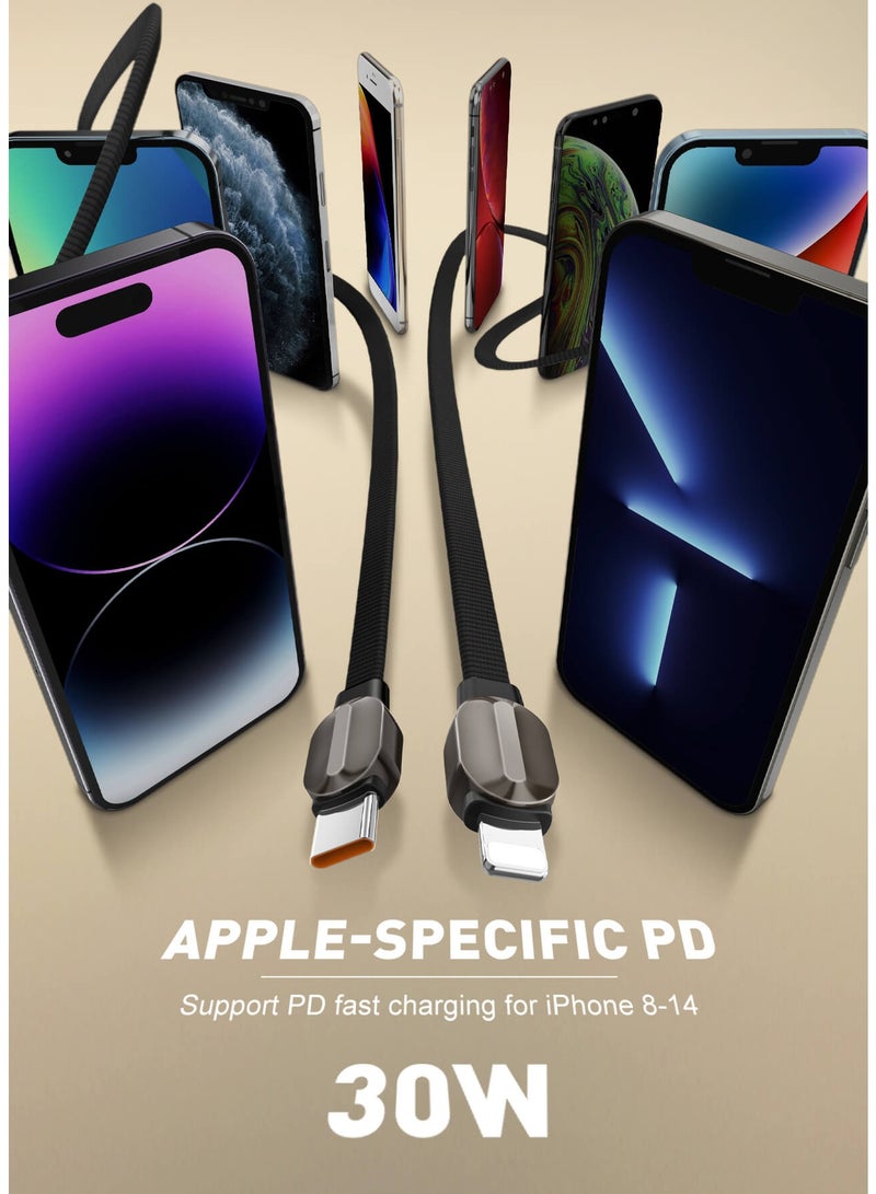 لدنيو كبل شحن سريع LDNIO LC212i USB-C إلى Lightning للايفون والايباد، 30 واط PD - Image 3