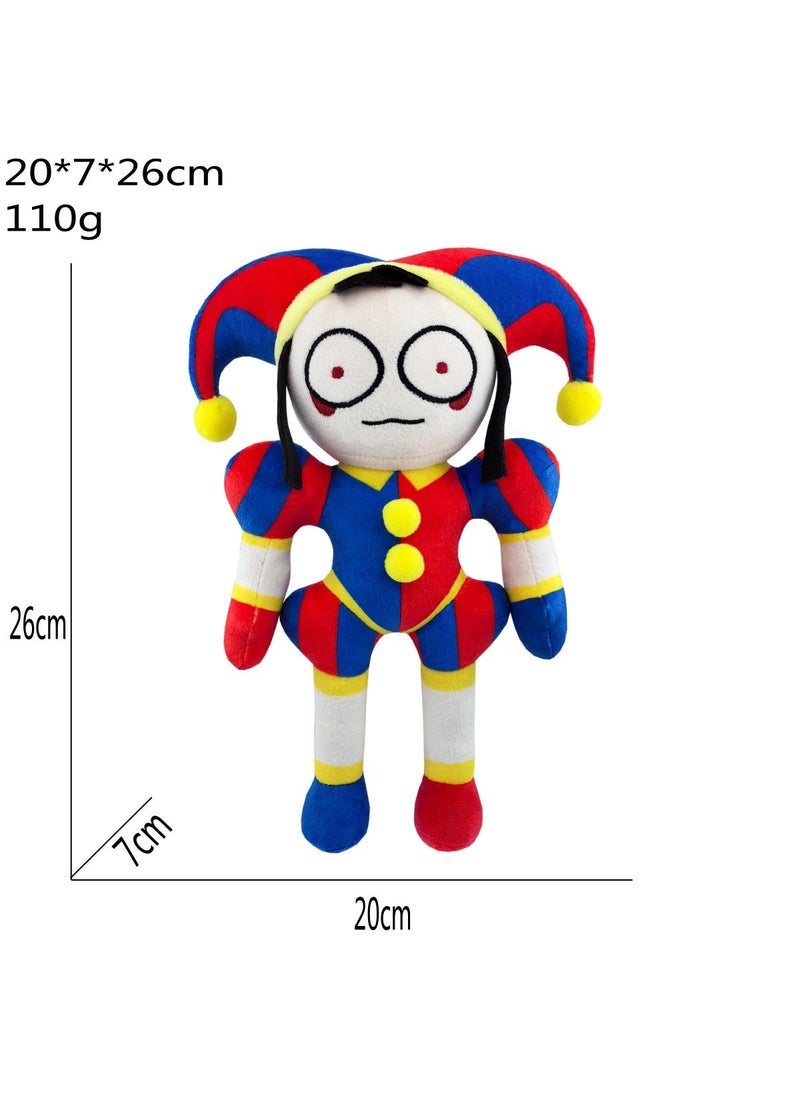 Loquat 1 Pcs The Amazing Digital Circus Plush Toy Big Eyes Clown 26Cm 