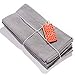 Caldo Linen Dinner Napkins  Soft and Durable Cloth  4 Pack  20x20 inch Grey - Image 2