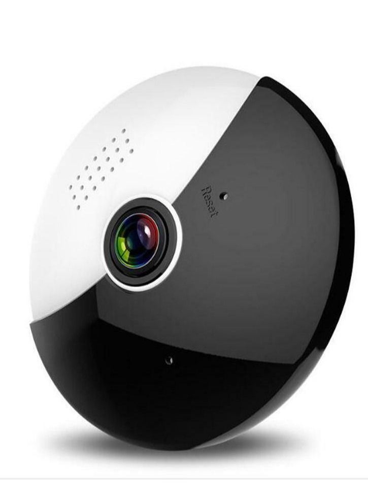 Generic - 360 moon VR panoramic WIFI IP camera with fish eye & dual stream image video & infrared night with free android & IOS App - Image 1