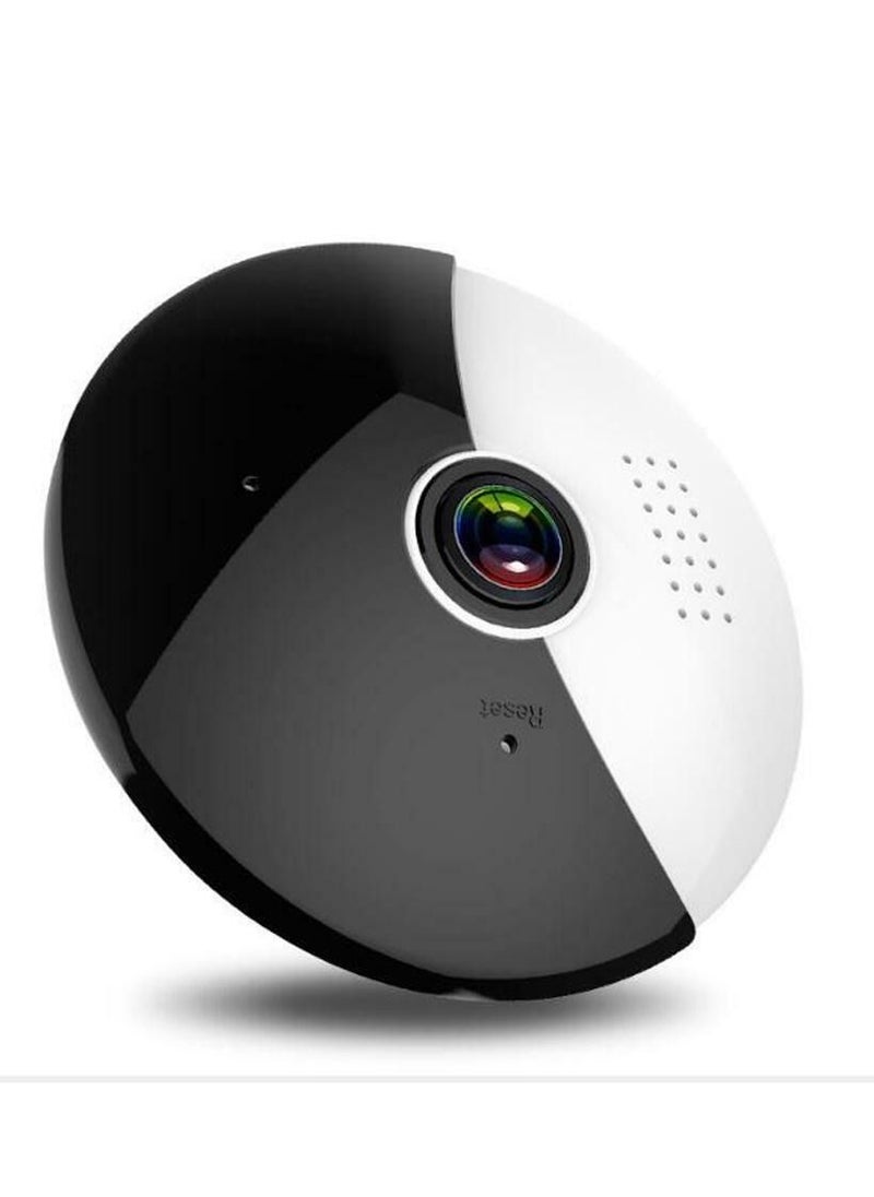 Generic - 360 moon VR panoramic WIFI IP camera with fish eye & dual stream image video & infrared night with free android & IOS App - Image 1