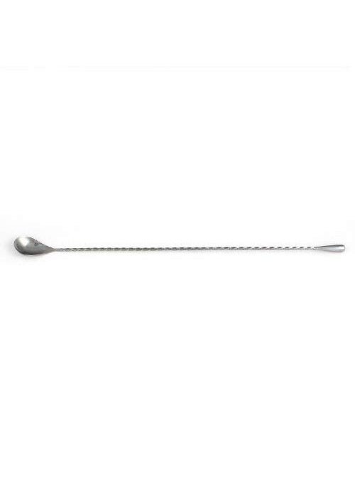 NJ NJ Teardrop Bar Spoon, Extra Long Bar Stirrer 40 cm, Cocktail Spoon Mixing Spoon Stainless Steel Professional Cocktail Bar Tool Japanese Style Teardrop End Design - 1 Pc.  - Image 1