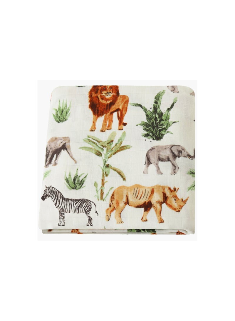 Pure Cotton Cartoon Printed Bath Towels