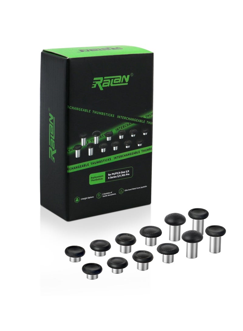 Replacement Thumbsticks for PS4/PS5 Xbox One S/X  Controllers, Joysticks Repair Kit for Xbox Series S/X/NS-Pro  - Image 2