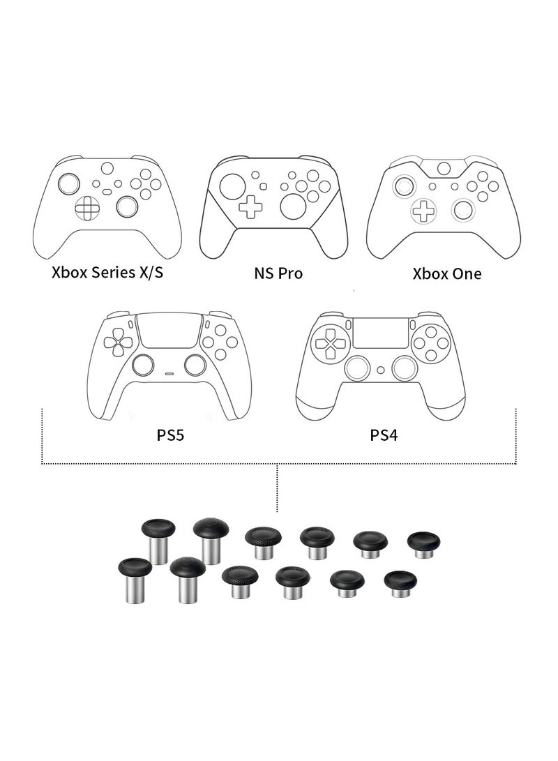 Replacement Thumbsticks for PS4/PS5 Xbox One S/X  Controllers, Joysticks Repair Kit for Xbox Series S/X/NS-Pro  - Image 5