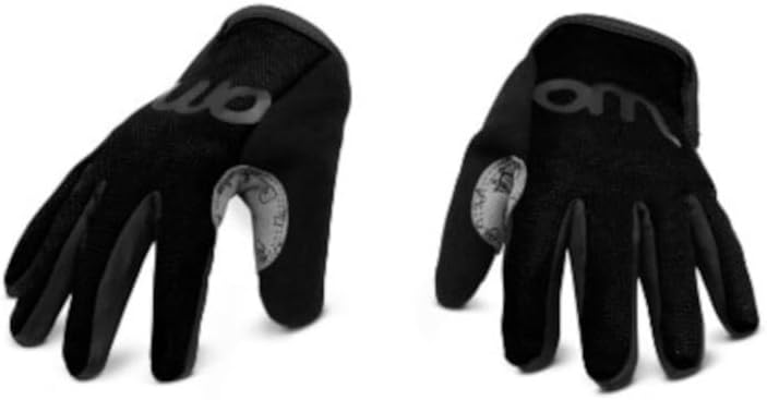 Woom قفازات دراجة الأطفال ووم TENS | حجم 5 قفازات دراجة للشباب | حماية قبضة مبطنة | قماش قابل للتنفس بتمدد 4D | أصفر مشمس - Image 3