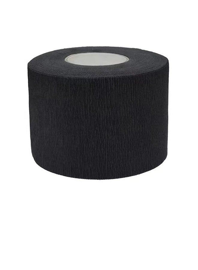 UPSTORE 100Counts Black Disposable Barber Neck Paper Strips Professional Stretchy Paper Neck Band Hairdressing Tool For Salon Hair Washing Cutting Shaving Styling Coloring - Image 2
