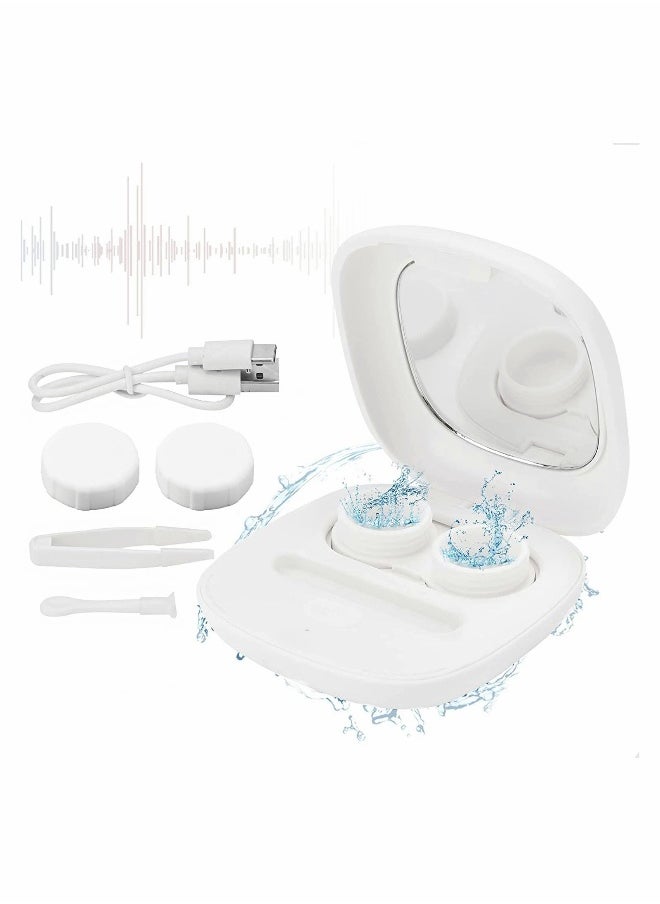 Generic Contact Lens Cleaner Machine Ultrasonic with USB Charger Fit Disposal Soft Colored RGP and OK for Home Travel  - Image 1