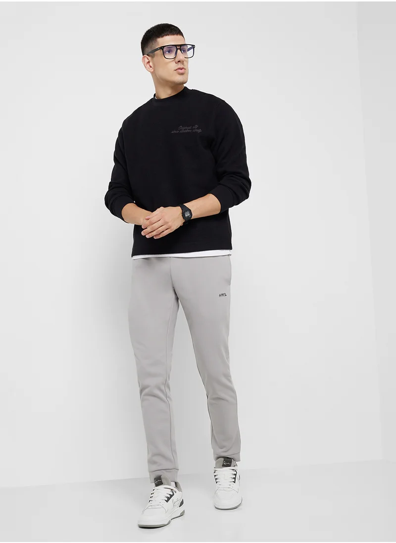 JACK & JONES Graphic Crew Neck Sweatshirt
