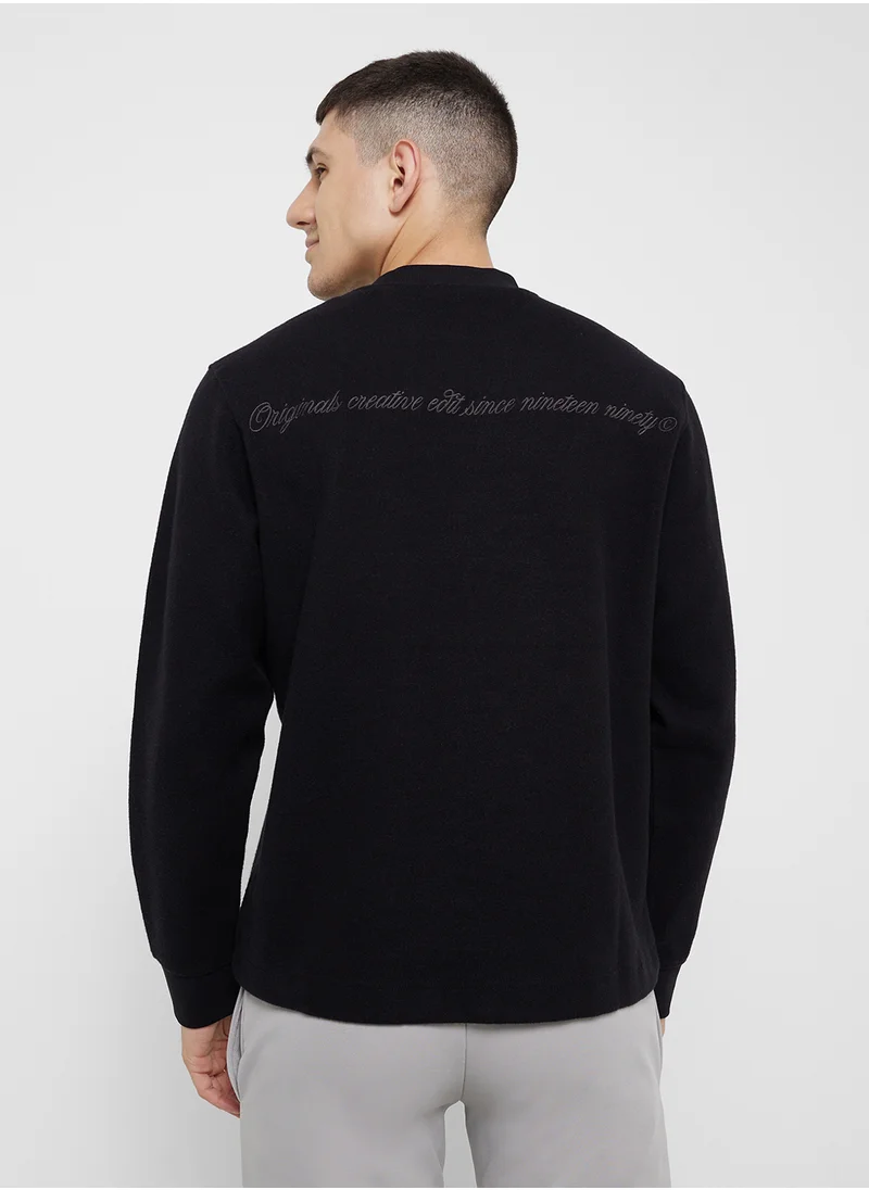 JACK & JONES Graphic Crew Neck Sweatshirt