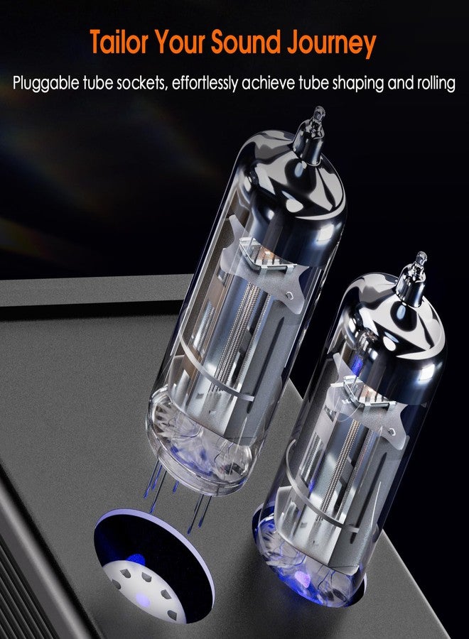 Nobsound Mini HiFi Tube Preamp: Class A Stereo Audio Preamplifier with Bass & Treble Control for Home Stereo Amplifier, Active Speaker, Desktop Audio Systems (TUBE-T4C) - Image 5
