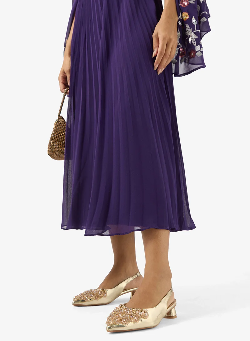 Khizana  Embellished Detail Mid Heel Pumps for Women | Best Price UAE