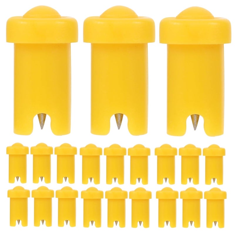 Healeved 100pcs Eyelash Bottle Blocking Needle Eyelash Glue Nozzle Pin Lash Tite Adhesive Glue Bottle Accessory Nozzle Noodles - Image 1