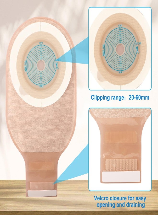 Evenpop Colostomy Bags - Portable & Comfortable, 20 PCS Skin-Friendly Ostomy Bag for Kids/Adults, One Piece with Closure Colostomy Supplies, 20-65mm Cut-to-Fit, Easy to Use - Image 5