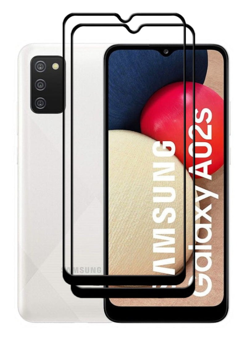 ACLIX 2 Pieces Antistatic ESD Dustproof Premium Quality High Definition Tempered Glass Screen Protector Designed For Samsung Galaxy A02s - Image 1