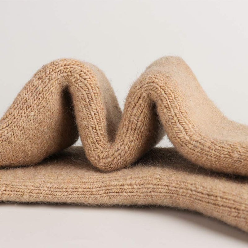 Yoicy Womens Super Thick Wool Socks - Soft Warm Comfort Casual Crew Winter Socks (Pack of 3-5), Multicolor - Image 5