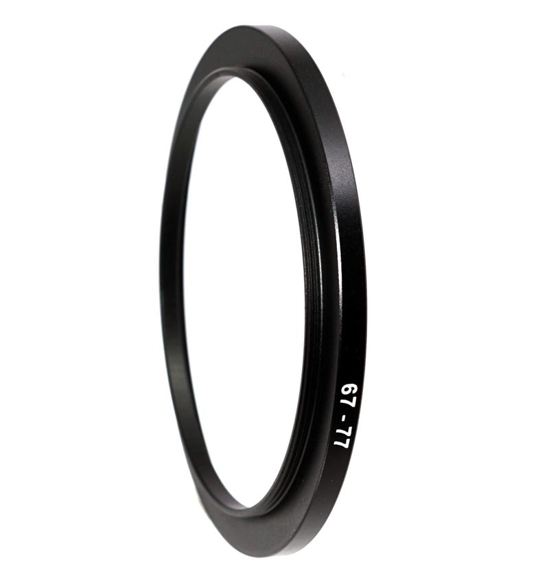 Fotasy (2 Pcs) 67-77MM Step-Up Ring Adapter, 67mm to 77mm Step Up Filter Ring, 67mm Male 77mm Female Stepping Up Ring for DSLR Camera Lens and ND UV CPL Infrared Filters - Image 4