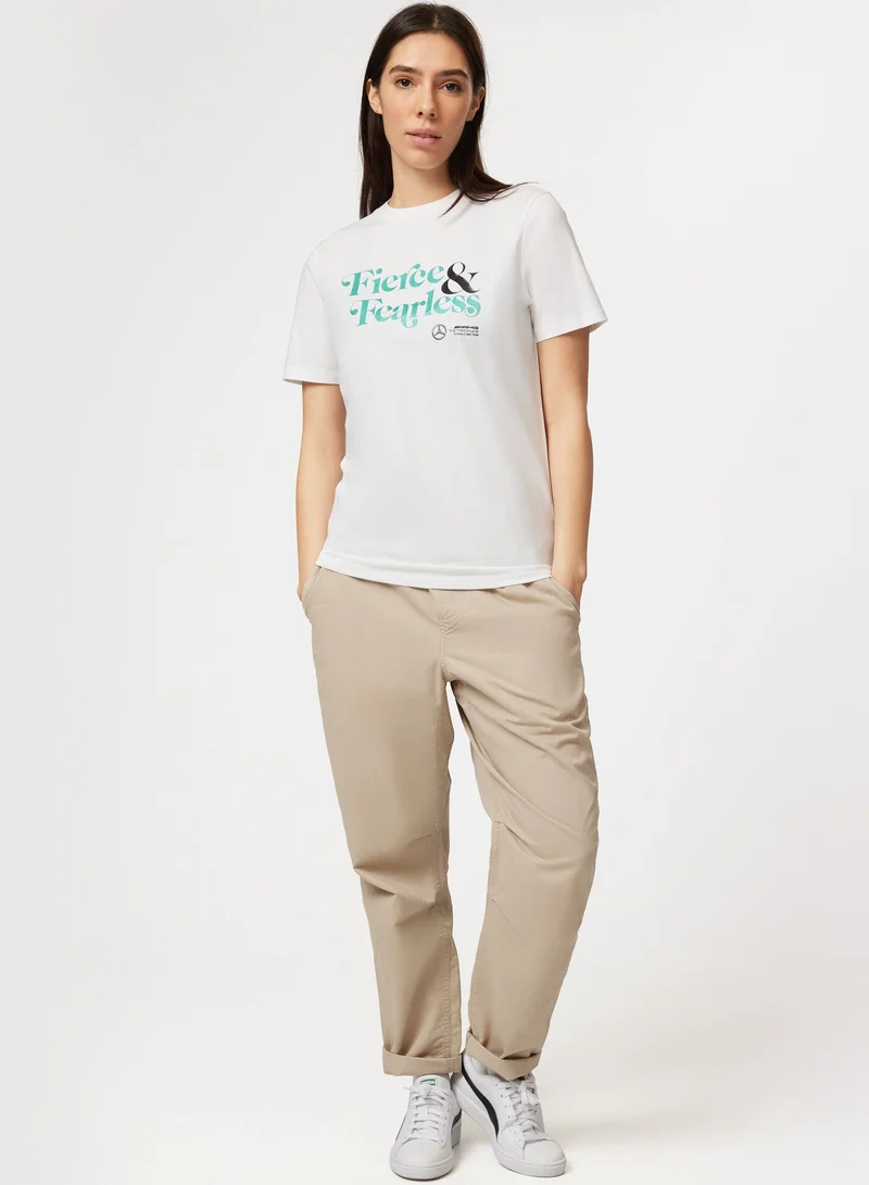 AMG Petronas Formula 1 Team  Mercedes-AMG Fierce and Fearless Graphic T-shirt  | Best Price UAE