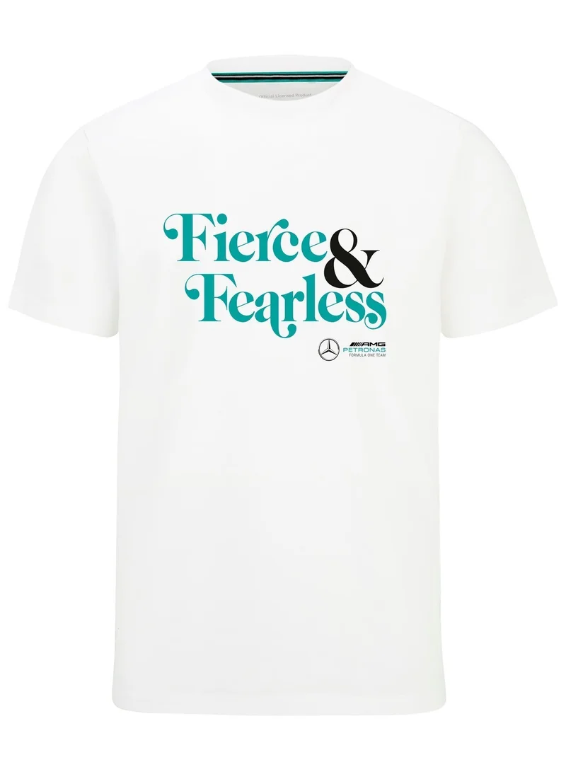 AMG Petronas Formula 1 Team  Mercedes-AMG Fierce and Fearless Graphic T-shirt  | Best Price UAE
