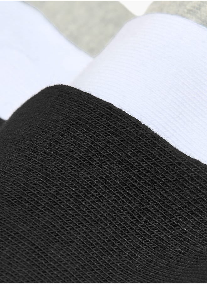 Lee Cooper - Solid Ankle Length Socks - Set of 5 - Image 1