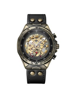 Generic Binbang Retro Men's Fashion Casual Bronze Automatic Mechanical Watch Internet Red 