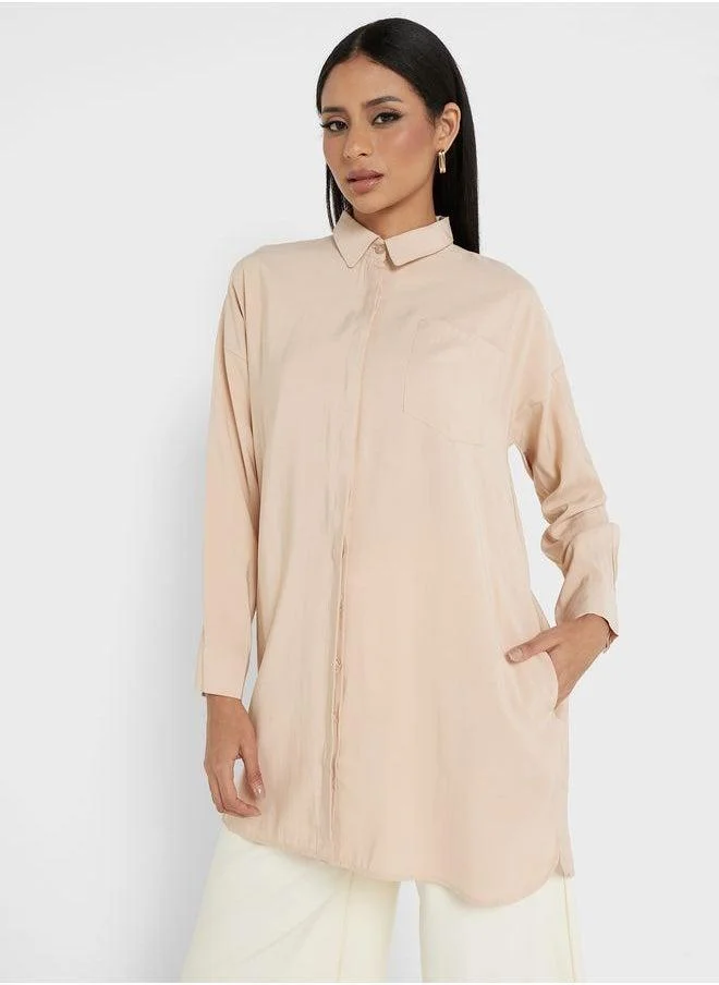 Refka by modanisa Button Detail Tunic