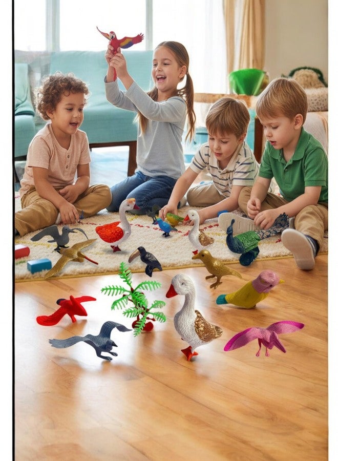 DISILA TRADERS 14-Piece Birds Toy Figure Set for Kids | Realistic Bird Animal Models for Learning & Play | Durable Miniature Figures for Education | Wildlife Toy Set with Bright Colors - Image 3