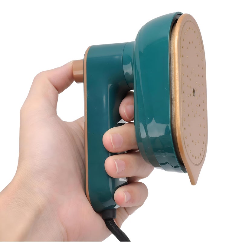 Portable Garment Steamer 50ml Tank 115mm Gold Plate No Preheating Steam Iron Handheld Travel Mini | مكواة بخار محمولة خزان 50 مل صفيحة ذهبية 115 مم بدون تسخين مسبق يدوية للسفر صغيرة - Image 1