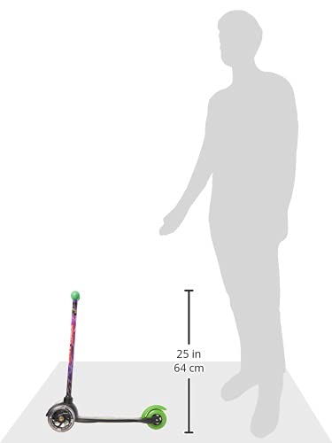 VOYAGER سكوتر كيك ذاتي التوازن من مونستر جام مع عجلات مضيئة، منصة عريضة جداً، 3 عجلات، فرامل تعمل بالقدم، حد وزن 75 رطل، للأطفال والرضع، للبنات أو الأولاد، للأعمار من 3 سنوات وما فوق - Image 3