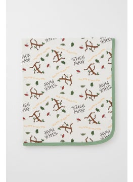 Breeze Newborn Baby Blanket Tree Man Pattern Standard, Ecru  - Image 2