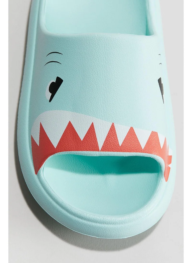 H&M Printed chunky pool slides
