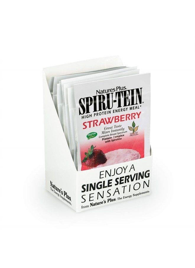 Nature's Plus - Spirutein Strawberry (8 Packets) - Image 1