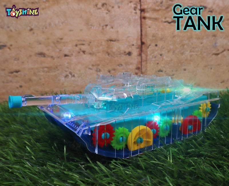 Toyshine Transparent Concept Tank Musical and 3D Lights Kids Vehicle, Toy for 2 to 5 Year Kids Baby Toy, Multicolor - Image 4