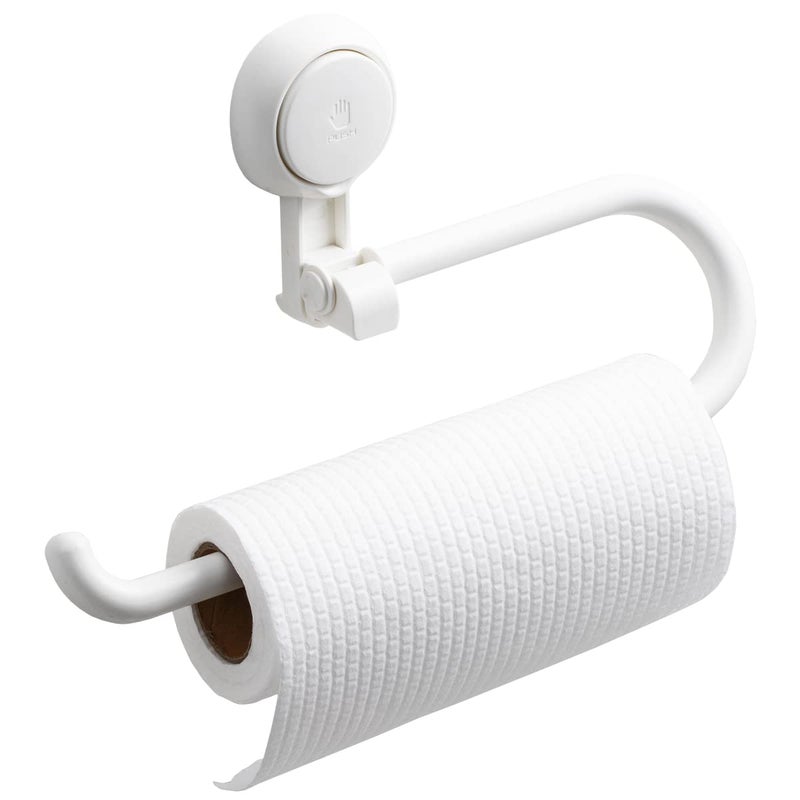 Nyarra Kitchen Towel Holder, Multifunctional Paper Towel Holder with Vacuum Suction, Easy One Push Installation, Napkin Holder for Kitchen, Under Cabinet, Over the Sink, Organizer Rack for Paper Towel Roll, Kitchen Towels [NR-0630] - Image 1