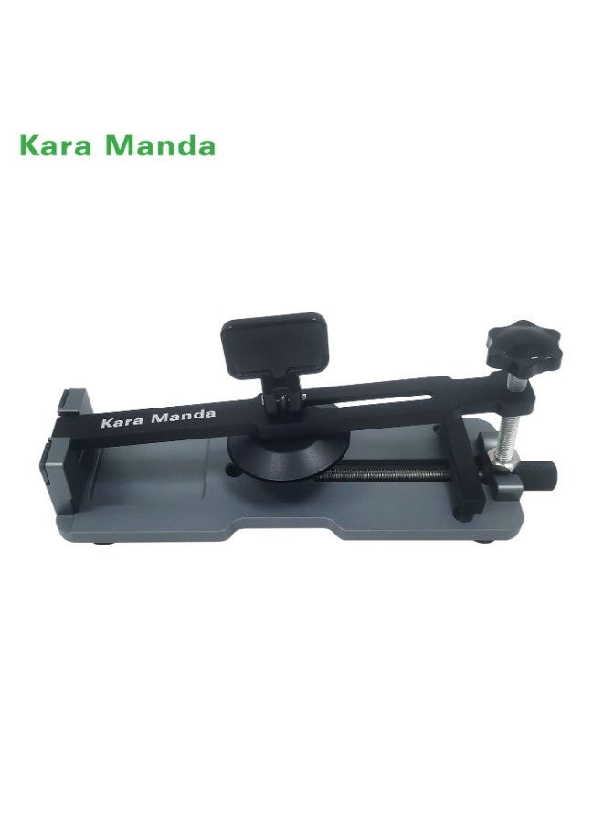 Kara Manda Phone Screen Separator Aluminium Alloy Phone Screen Opener with Suction Cup Heating Free 360 Rotatable LCD Screen Opening Tool Cellphone Repair Jig Kit Compatible for iPhone Samsung Huawei  - Image 2